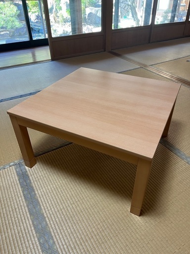 【受け渡しの方決定】75cm正方形こたつ