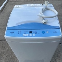 AQUA　洗濯機　AQW-H73　7kg　2019年製●E101...