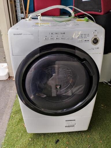【Ｍ】SHARP　ドラム式洗濯乾燥機　ES-S7F　左開き　2021年製☆美品☆　値段交渉有り