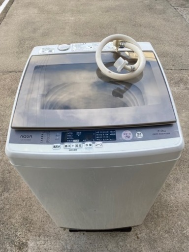 AQUA　洗濯機　AQW-H73　7kg　2017年製●AA11W057