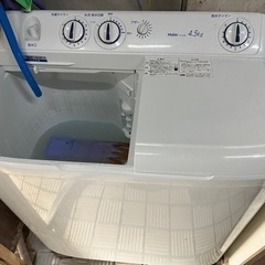 二層式洗濯機(ハイアール)
