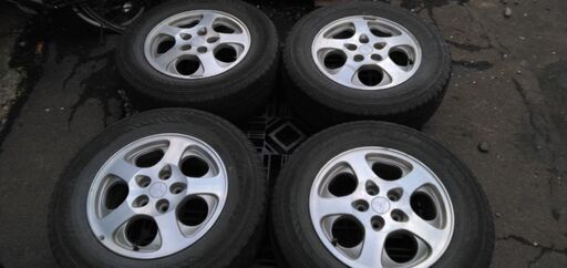三菱純正 パジェロイオ? ホイール 16×6JJ 46 夏タイヤ 215/70R16?84