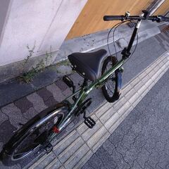 HUMMER[ハマー]20吋 折り畳み自転車 外装6段/マットグリーン