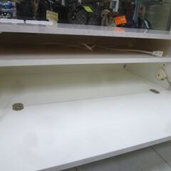 テレビボード エナメル調 幅170×奥行40×高さ40cm 大理石調 ホワイト