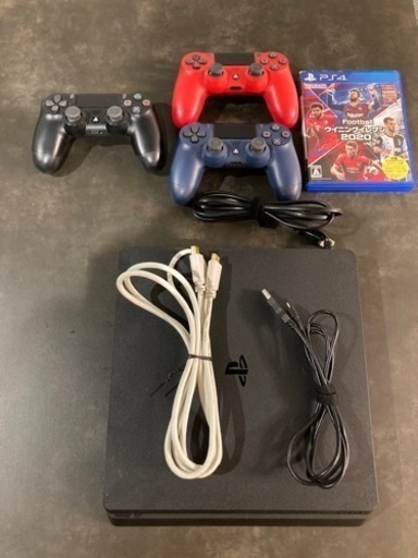 PS4 本体、コントローラー、ソフト付きセット