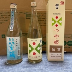 日本酒２本セット　つや姫　八重桜格720m L急募本日価格