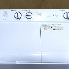 Haier ハイアール 2槽式洗濯機 5.5kg JW-W55E 2016年製 分解清掃