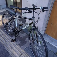 FREYS[フレイズ]700c シティクロスバイク 6speed/ブラック