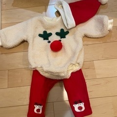 トナカイ　クリスマス　サンタ　80cm ベビー服　キッズ