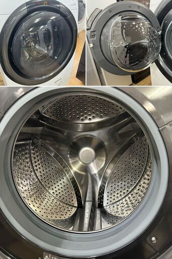 地域限定送料無料　超美品 シャープ ドラム式洗濯乾燥機 ES-S7GL