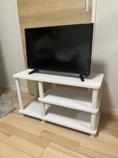 値下げしました！！！24型テレビ！テレビ台付き！ 単品購入可能！受け渡し西尾or名古屋 値下げ可能