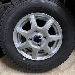 新品。軽トラ軽バン等　ホイール&スタッドレス  145/80R12