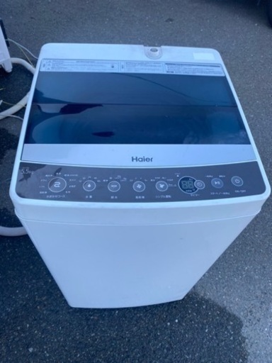 福岡市内配送設置無料　JW-C55A-K 全自動洗濯機 Joy Series ブラック [洗濯5.5kg /乾燥機能無 /上開き]