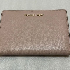 MICHEAL KORS マイケルコース ピンクベージュ 二つ折り財布