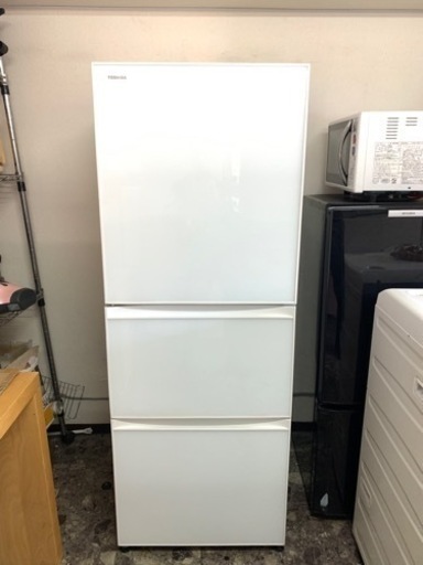 TOSHIBA 冷蔵庫 3ドア 330L 配送費設置費込み 2017年 - laraibenergy.com