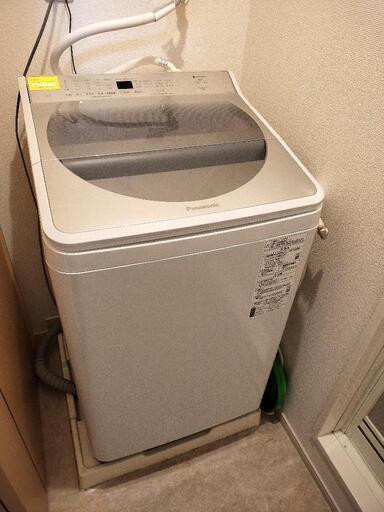「受付終了」Panasonic　全自動　洗濯機　8kg   2020年製　パナソニック