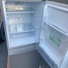 福岡市内配送無料　AQR-13G-S 冷蔵庫 and Smart ブラッシュシルバー [2ドア /右開きタイプ /126L]