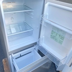 福岡市内配送無料　AQR-13G-S 冷蔵庫 and Smart ブラッシュシルバー [2ドア /右開きタイプ /126L]