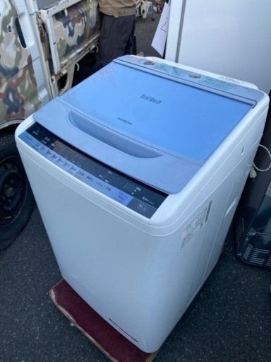 福岡市内配送設置無料　日立 HITACHI BW-V70A A [ビートウォッシュ 全自動洗濯機 （7kg） ブルー]