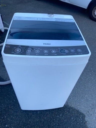 福岡市内配送設置無料　JW-C55A-K 全自動洗濯機 Joy Series ブラック [洗濯5.5kg /乾燥機能無 /上開き]