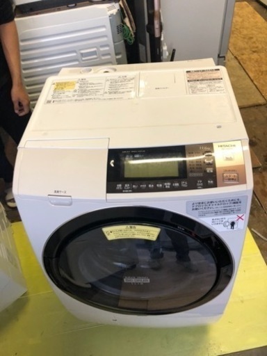 福岡市内配送設置無料　日立 HITACHI BD-S8800L [ビッグドラム ななめ型ドラム式洗濯乾燥機（11.0kg） 左開き