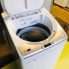 福岡市内配送設置無料　SHARP/シャープ 8kg/4.5kg洗濯乾燥機 ES-TX8CKS