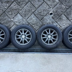 205/65r15 スタッドレス 4本 ホイール・タイヤ共に2シーズン使用 