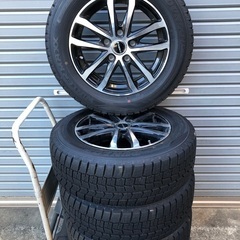 値下No.58スタッドレス195/65/R15 5H PCD114.3 アルミ付4本セット