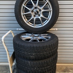 値下No.75スタッドレス205/60/16 5H PCD114.3 アルミ付4本セット