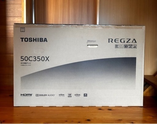2023年製　東芝 50インチ４Ｋ対応液晶テレビ REGZA 50C350X