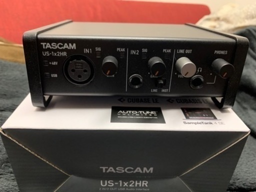 TASCAM US-1x2HR オーディオインターフェース