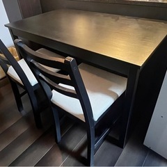 ダイニングテーブル IKEA ブラウンブラック 無料譲渡