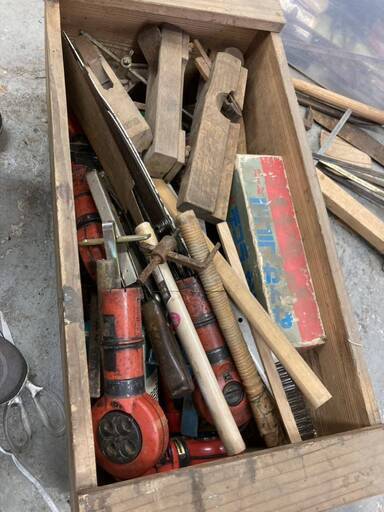 引退 大工 道具 まとめて セット 色々 ノコギリ のみ カンナ 大工道具 木工 古道具 鉈 鋸