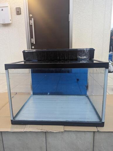 中古60cmガラス水槽ワイド 上部フィルターセット