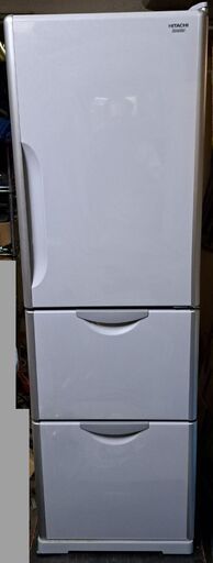 HITACHI 日立 3ドア ノンフロン冷凍冷蔵庫 302L（冷蔵236L、冷凍66L） 製氷機能付き R-S300DMV 2013年製