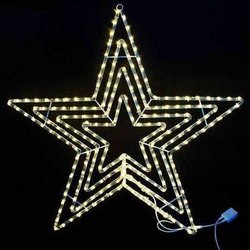 自宅でも店舗でも！！クリスマスイルミネーション！LEDイルミネーション　LEDスターライトモチーフ　LEDビッグスター電球色