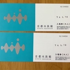 京都水族館大人2枚チケット