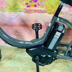 ❸5851子供乗せ電動アシスト自転車ブリヂストン20インチ良好バッテリー