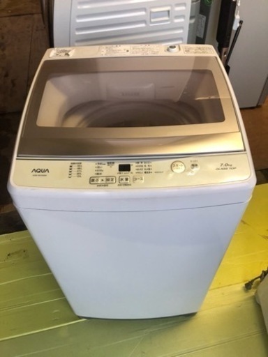 北九州市内配送無料　保証付き　AQUA 全自動洗濯機 AQW-GS70G