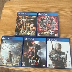 PS4 中古ソフト 5本