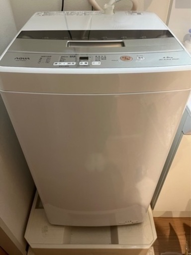 【AQUA】洗濯機　4.5kg