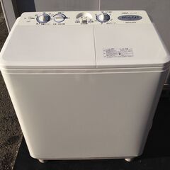 ◆ 動作確認済み AQUA 電気洗濯機 二槽式 4.5kg 46...