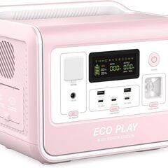 eco play EP800 ポータブル電源 リン酸鉄　512W...