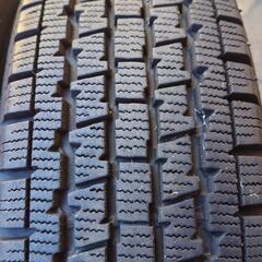 スタッドレス スタッドレスタイヤ ブリジストン W300 軽バン 145 80 R12 80/78N LT 4本 バリ山 2020年製 鉄ホイール バリ山 4H 100 