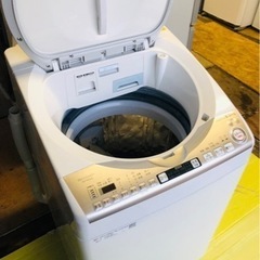 北九州市内配送無料 保証付き SHARP/シャープ 8kg/4.5kg洗濯乾燥機 ES-