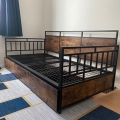 シングルベッド(収納引き出し3個付)