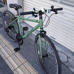 [SAKAMOTO]OUTER LIMITS(アウターリミッツ)700cクロスバイク 6speed/マットカーキ