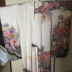 成人式　振袖　帯　長襦袢　帯締め　帯揚　ショール　一式セット　白黒花柄絞り　正絹