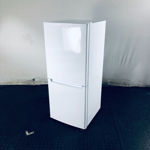 【一部予約販売中】 2ドア 2018年製 中古 一人暮らし 冷蔵庫 ニトリ ID:rg218016 106L 【リユース品：状態B】【送料無料】【設置費用無料】  NTR-106 右開き 直冷式 ホワイト 冷蔵庫
