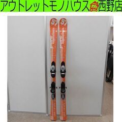 ピュアコンシャス 150cm スキー2点セット オレンジ系 Li...